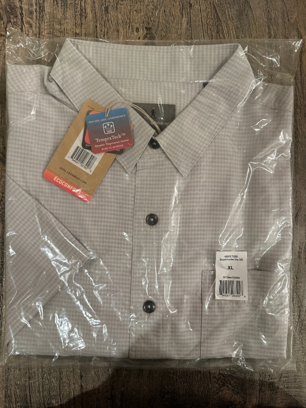 *NWT* Royal Robbins Desert Pucker Dry S/S shirt - Men's XL / Color: Sand Dollar
